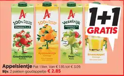 Dekamarkt Appelsientje Pak 1 liter. Van € 1.95 tot € 3.09. aanbieding