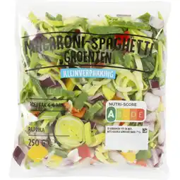 Dekamarkt Macaroni spaghetti groente aanbieding
