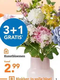 Blokker Kunstbloemen aanbieding