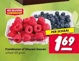 Nettorama Frambozen of blauwe bessen aanbieding