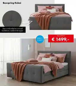 Woonsquare Boxspring Dubai aanbieding