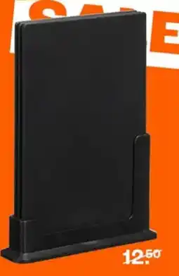 Kwantum Black menu stand aanbieding