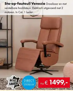 Woonsquare Sta-op-fauteuil Venezia aanbieding