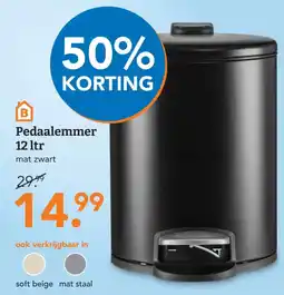 Blokker Pedaalemmer 12 ltr aanbieding
