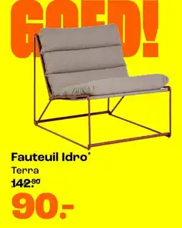 Kwantum Fauteuil Idro* Terra aanbieding