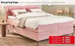 Woonsquare Boxspring Saga aanbieding