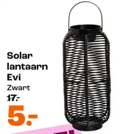 Kwantum Solar lantaarn Evi aanbieding