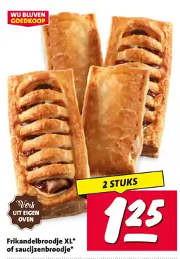 Nettorama Frikandelbroodje XL of saucijzenbroodje aanbieding