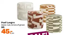 Kwantum Poef Lungro aanbieding