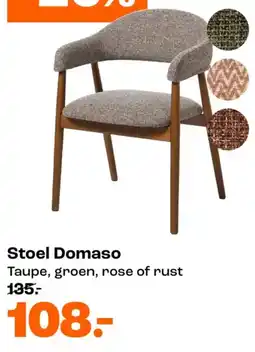 Kwantum Stoel Domaso aanbieding