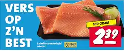 Nettorama Zalmfilet zonder huid aanbieding
