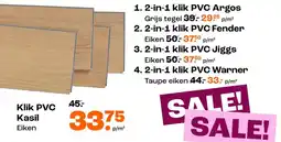 Kwantum Klik PVC Kasil aanbieding