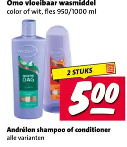 Nettorama Andrélon shampoo of conditioner aanbieding