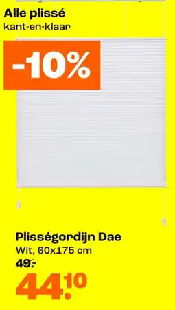 Kwantum Plisségordijn Dae aanbieding