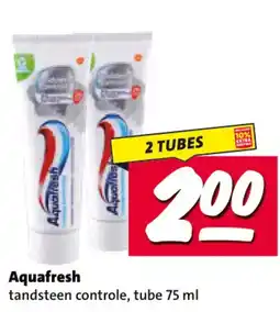 Nettorama Aquafresh tandsteen controle aanbieding