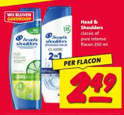 Nettorama Head & Shoulders classic of pure intense aanbieding