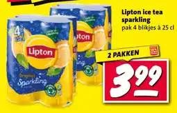 Nettorama Lipton ice tea sparkling aanbieding