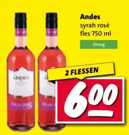 Nettorama Andes syrah rosé aanbieding
