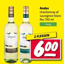 Nettorama Andes chardonnay of sauvignon blanc aanbieding
