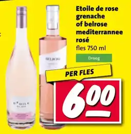 Nettorama Etoile de rose grenache of belrose mediterrannee rosé aanbieding