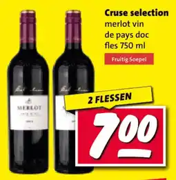 Nettorama Cruse selection merlot vin de pays doc aanbieding
