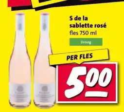 Nettorama S de la sablette rosé aanbieding