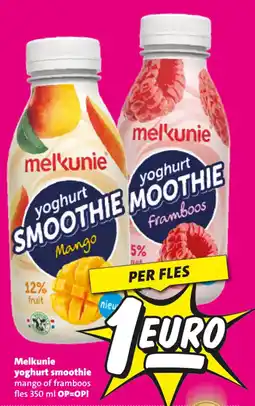 Nettorama Melkunie yoghurt smoothie mango of framboos aanbieding