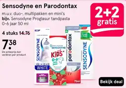 Etos Sensodyne en Parodontax aanbieding