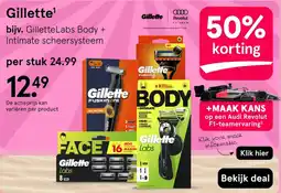 Etos Gillette GilletteLabs Body + Intimate scheersysteem aanbieding