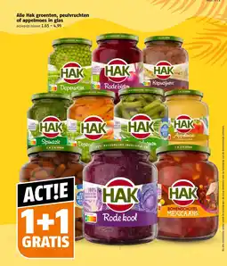 Poiesz Alle Hak groenten, peulvruchten of appelmoes in glas aanbieding