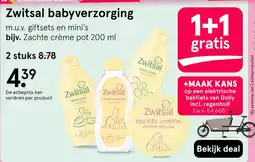 Etos Zwitsal babyverzorging aanbieding