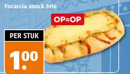 Poiesz Focaccia snack brie aanbieding