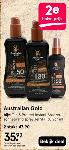 Etos Australian Gold Instant Bronzer aanbieding
