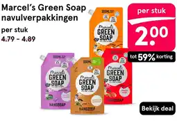 Etos Marcel's Green Soap navulverpakkingen aanbieding