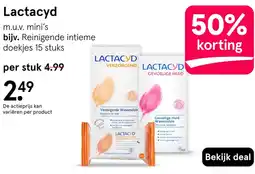 Etos Lactacyd reinigende intieme doekjes aanbieding