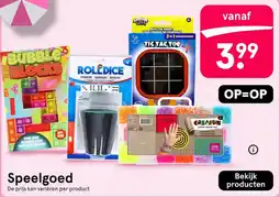 Etos Speelgoed aanbieding
