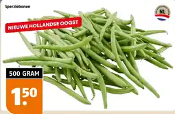 Poiesz Sperziebonen aanbieding