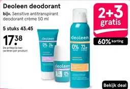 Etos Deoleen deodorant aanbieding