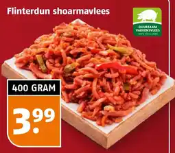 Poiesz Flinterdun shoarmavlees aanbieding