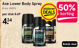 Etos Axe Lower Body Spray aanbieding