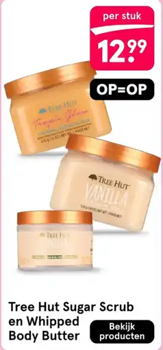 Etos Tree Hut Sugar Scrub en Whipped Body Butter aanbieding