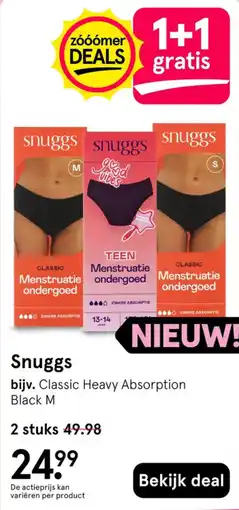 Etos Snuggs Menstruatie ondergoed aanbieding