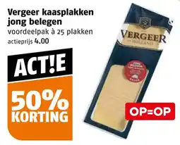 Poiesz Vergeeer kaasplakken jong belegen aanbieding
