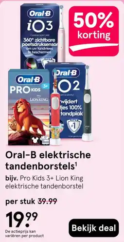 Etos Oral-B elektrische tandenborstels aanbieding