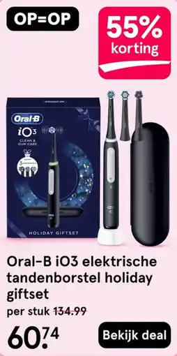 Etos Oral-B iO3 elektrische tandenborstel holiday giftset aanbieding