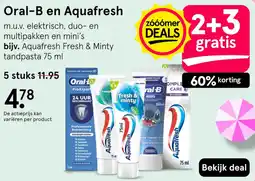Etos Oral-B en Aquafresh aanbieding