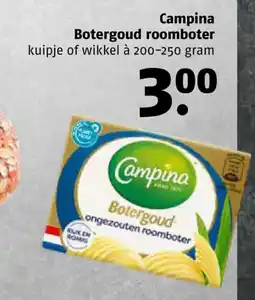 Poiesz Campina Botergoud roomboter aanbieding