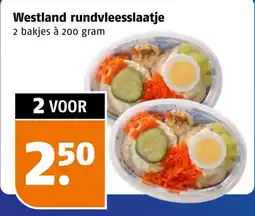 Poiesz Westland rundvleesslaatje aanbieding
