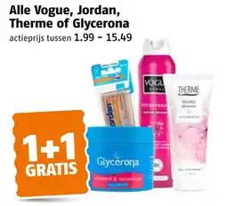 Poiesz Alle Vogue, Jordan, Therme of Glycerona aanbieding