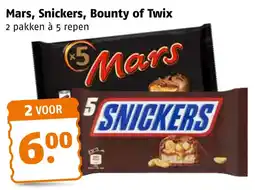 Poiesz Mars, Snickers, Bounty of Twix aanbieding